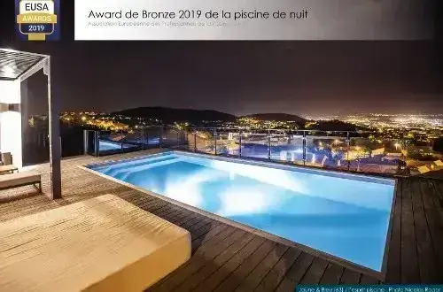 Jaune & Bleu / l'esprit piscine